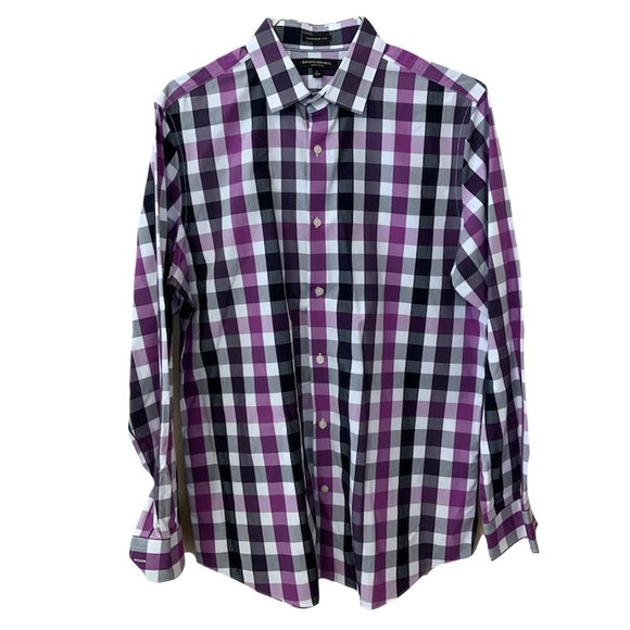 Banana Republic Other - Banana Republic Purple Plaid Button Down